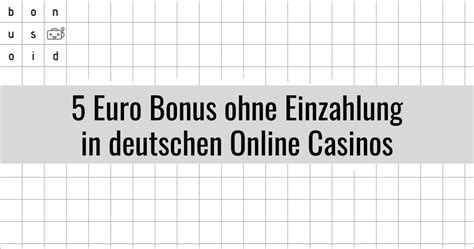 5 euro ohne einzahlung casino 2021